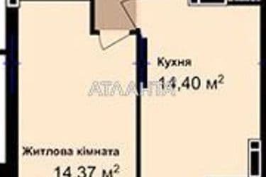 1-кімнатна квартира за адресою вул. Сахарова (площа 39,0 м²) - Atlanta.ua - фото 10