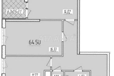 2-rooms apartment apartment by the address st. Krasnova (area 65 m²) - Atlanta.ua - photo 7