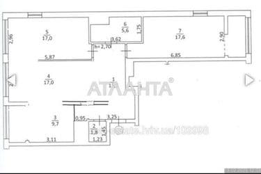 2-rooms apartment apartment by the address st. ProfYukhnovskogo Igorya Buyka (area 89,3 m²) - Atlanta.ua - photo 16