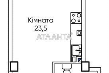 1-room apartment apartment by the address st. Paustovskogo (area 28,8 m²) - Atlanta.ua - photo 9