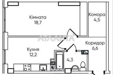 1-room apartment apartment by the address st. Paustovskogo (area 46,5 m²) - Atlanta.ua - photo 10