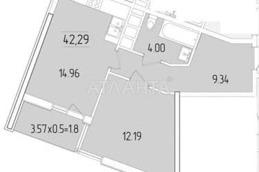 1-room apartment apartment by the address st. Krasnova (area 42 m²) - Atlanta.ua - photo 45