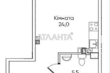 1-комнатная квартира по адресу ул. Паустовского (площадь 29,5 м²) - Atlanta.ua - фото 10