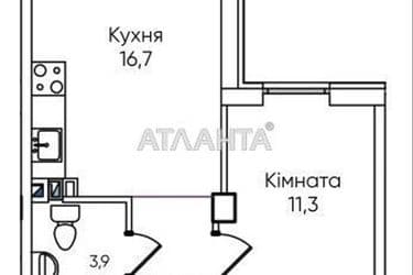 1-room apartment apartment by the address st. Paustovskogo (area 35,4 m²) - Atlanta.ua - photo 9