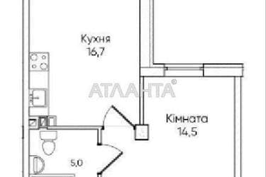 1-кімнатна квартира за адресою вул. Паустовського (площа 36,2 м²) - Atlanta.ua - imageAlt 12