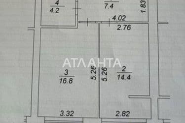 1-room apartment apartment by the address st. Promyshlennaya (area 42,8 m²) - Atlanta.ua - photo 44