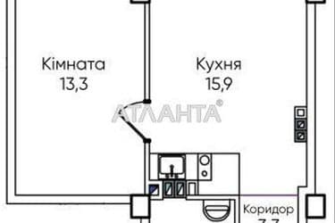 1-room apartment apartment by the address st. Paustovskogo (area 39 m²) - Atlanta.ua - photo 9