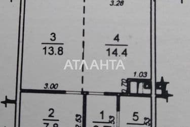 1-room apartment apartment by the address st. Zhemchuzhnaya (area 43,5 m²) - Atlanta.ua - photo 30