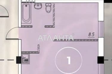 1-room apartment apartment by the address st. Inglezi 25 chapaevskoy div (area 33,4 m²) - Atlanta.ua - photo 16