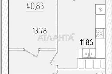 1-room apartment apartment by the address st. Krasnova (area 40,8 m²) - Atlanta.ua - photo 36