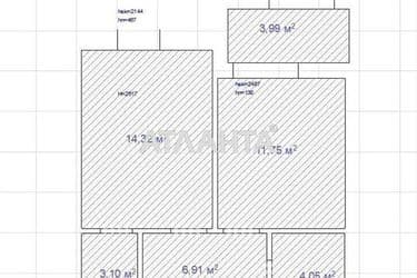 1-room apartment apartment by the address st. Zaliznichna (area 42,6 m²) - Atlanta.ua - photo 9