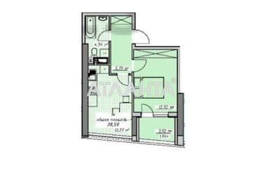 1-room apartment apartment by the address st. Kurortnyy per (area 38,7 m²) - Atlanta.ua - photo 31
