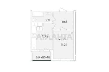 1-room apartment apartment by the address st. Krasnova (area 43 m²) - Atlanta.ua - photo 32