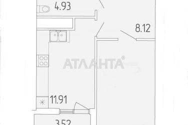 1-кімнатна квартира за адресою вул. Краснова (площа 41 м²) - Atlanta.ua - фото 46