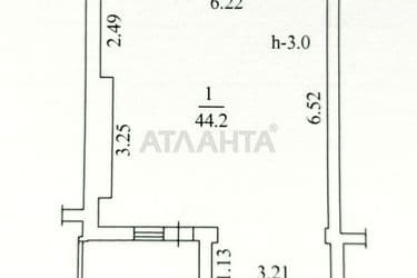 1-room apartment apartment by the address st. Tramvaynaya (area 44,3 m²) - Atlanta.ua - photo 22