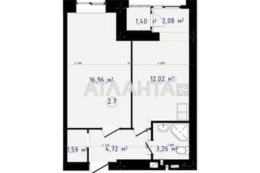 1-room apartment apartment by the address st. Sakharova (area 42 m²) - Atlanta.ua - photo 20