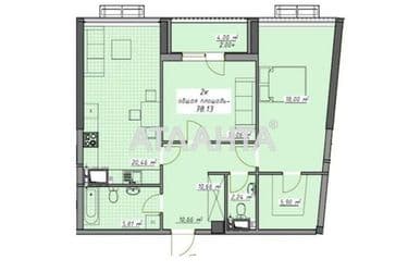 2-rooms apartment apartment by the address st. Kurortnyy per (area 78,1 m²) - Atlanta.ua - photo 32