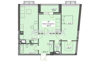 2-комнатная квартира по адресу Курортный пер. (площадь 80 м²) - Atlanta.ua - фото 38