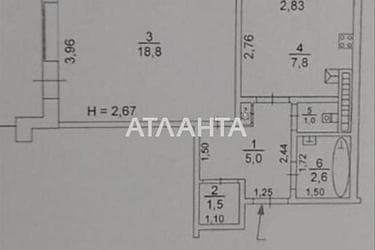 1-room apartment apartment by the address st. Dnepropetr dor Semena Paliya (area 42 m²) - Atlanta.ua - photo 30