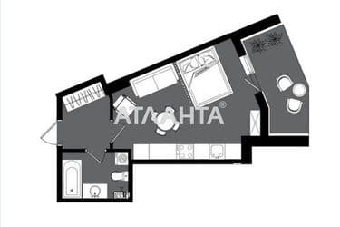 1-room apartment apartment by the address st. Dacha Kovalevskogo Amundsena (area 30,6 m²) - Atlanta.ua - photo 16