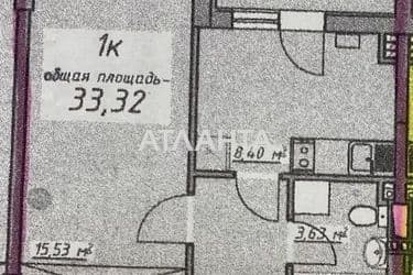 1-room apartment apartment by the address st. Proezdnaya (area 33,5 m²) - Atlanta.ua - photo 14