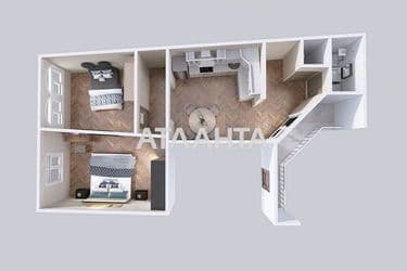2-rooms apartment apartment by the address st. Zamarstynovskaya ul (area 55,3 m²) - Atlanta.ua - photo 39