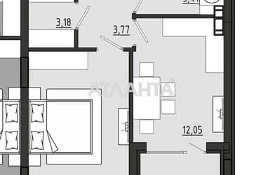 1-room apartment apartment by the address st. Chekhova (area 45,1 m²) - Atlanta.ua - photo 10