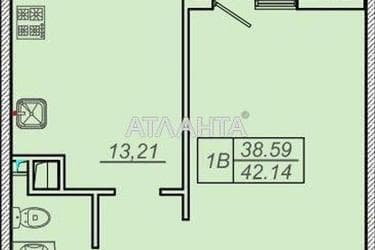 1-room apartment apartment by the address st. Sakharova (area 48,5 m²) - Atlanta.ua - photo 14