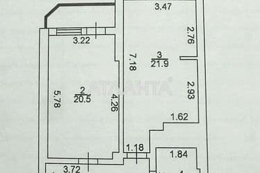 1-room apartment apartment by the address st. Malinovskogo marsh (area 60,2 m²) - Atlanta.ua - photo 31