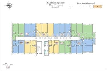3-rooms apartment apartment by the address st. Zhemchuzhnaya (area 87,5 m²) - Atlanta.ua - photo 39