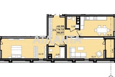 2-rooms apartment apartment by the address st. Franko Ivana (area 82,5 m²) - Atlanta.ua - photo 14