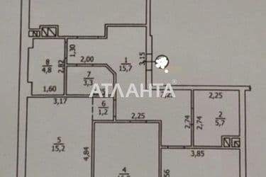 3-rooms apartment apartment by the address st. Lyustdorfskaya dor Chernomorskaya dor (area 120 m²) - Atlanta.ua - photo 44