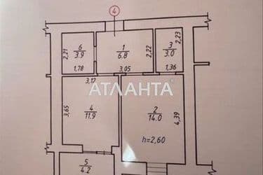 1-room apartment apartment by the address st. Zaliznichna (area 43,8 m²) - Atlanta.ua - photo 8