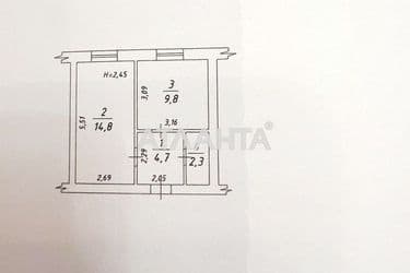 1-room apartment apartment by the address st. Fesenko Efima Petrovskogo (area 31,6 m²) - Atlanta.ua - photo 12