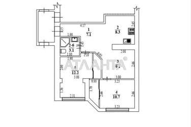 3-кімнатна квартира за адресою вул. Топольова (площа 50,5 м²) - Atlanta.ua - фото 10