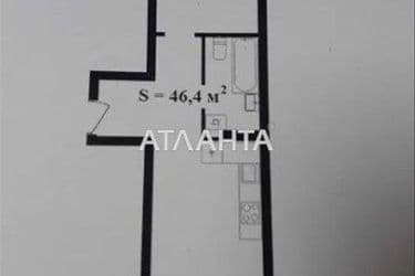 1-room apartment apartment by the address st. Nezavisimosti Ukrainy (area 46,4 m²) - Atlanta.ua - photo 9