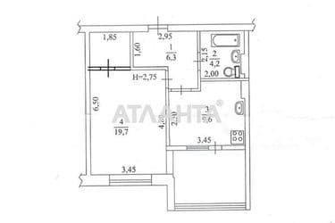1-room apartment apartment by the address st. Nebesnoy Sotni pr Zhukova marsh pr Leninskoy iskry pr (area 48 m²) - Atlanta.ua - photo 38
