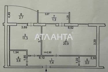 1-room apartment apartment by the address st. Pedagogicheskaya (area 52 m²) - Atlanta.ua - photo 22