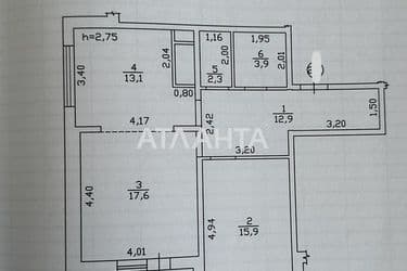 2-rooms apartment apartment by the address st. Varnenskaya (area 69,7 m²) - Atlanta.ua - photo 29
