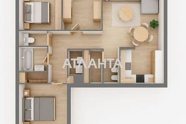 3-rooms apartment apartment by the address st. Geroev Maydana (area 88,7 m²) - Atlanta.ua - photo 26