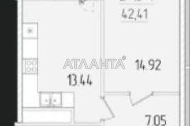 1-кімнатна квартира за адресою вул. Краснова (площа 41 м²) - Atlanta.ua - фото 10