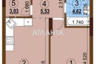 1-комнатная квартира по адресу ул. Всеволода Змиенка (площадь 44 м²) - Atlanta.ua - фото 9