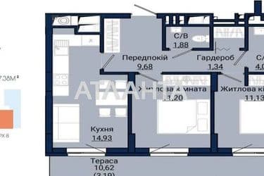2-rooms apartment apartment by the address st. Knyagini Olgi ul (area 57,4 m²) - Atlanta.ua - photo 14
