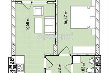 1-кімнатна квартира за адресою вул. Угорська (площа 46,5 м²) - Atlanta.ua - фото 16