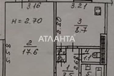 1-кімнатна квартира за адресою Дніпропетр. Дор. (площа 34 м²) - Atlanta.ua - фото 34