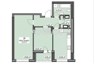 2-rooms apartment apartment by the address st. Glushko ak pr Dimitrova pr (area 57,2 m²) - Atlanta.ua - photo 10