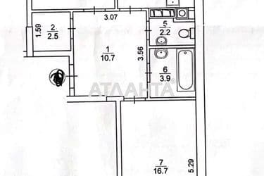 2-rooms apartment apartment by the address st. Vozrozhdeniya (area 73 m²) - Atlanta.ua - photo 18