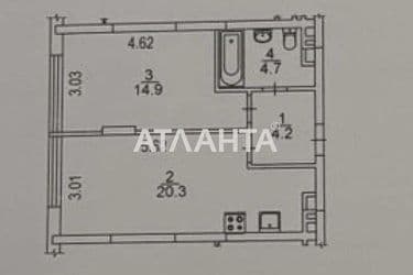1-room apartment apartment by the address st. Vsevoloda Zmienka (area 45,4 m²) - Atlanta.ua - photo 8
