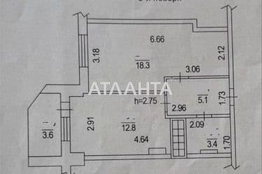 1-room apartment apartment by the address st. Nikolaevskaya (area 44 m²) - Atlanta.ua - photo 32
