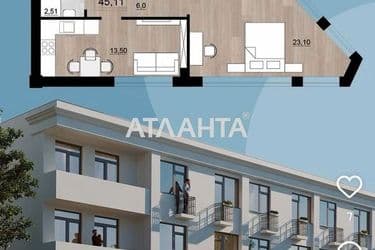 1-room apartment apartment by the address st. Tovarnyy per (area 45,1 m²) - Atlanta.ua - photo 12